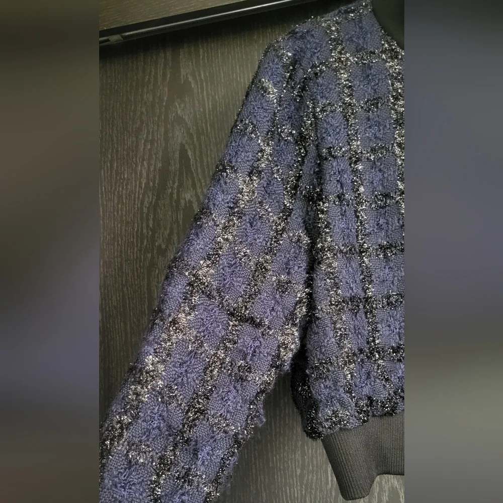 Marled elegant bomber
